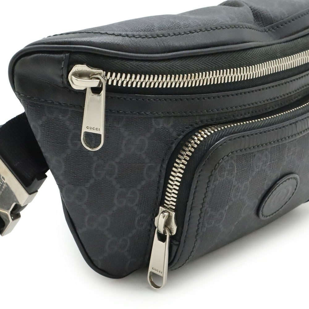 GUCCI Authentic Black Leather Fanny Pack - Picture 5 of 10